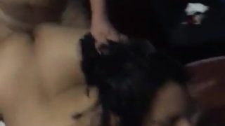 Arap Kızını saçlarından Tutup anal sikiyor