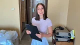 Konakladığı Otelin Müdürünü Odasında Güzelce Sikti