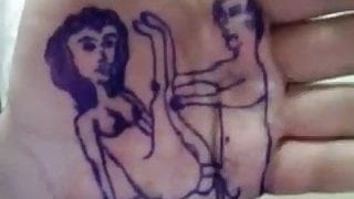 avuç içi porno